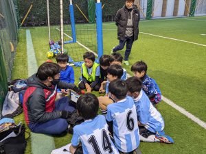 4年生練習試合　「他人に任せるな！」2021年12月13日